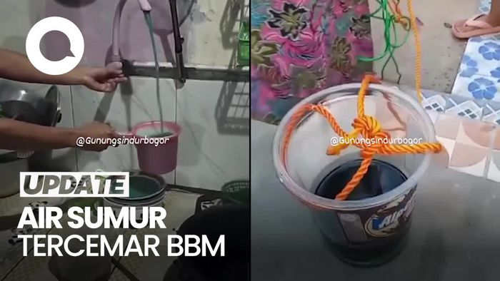 Heboh Air Warga Bogor Tercemar BBM, Keran Dibuka Keluar Pertamax