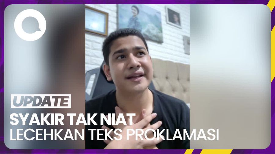 Syakir Daulay Minta Maaf dan Klarifikasi Video Parodi Teks Proklamasi
