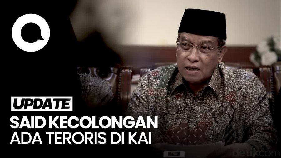 Kagetnya Said Aqil Karyawan KAI Jadi Tersangka Teroris: Kita Kecolongan
