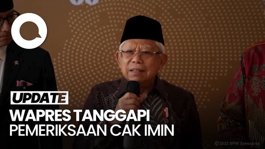 Cak Imin Diperiksa KPK, Wapres Maruf: Mudah-mudahan Murni Masalah Hukum