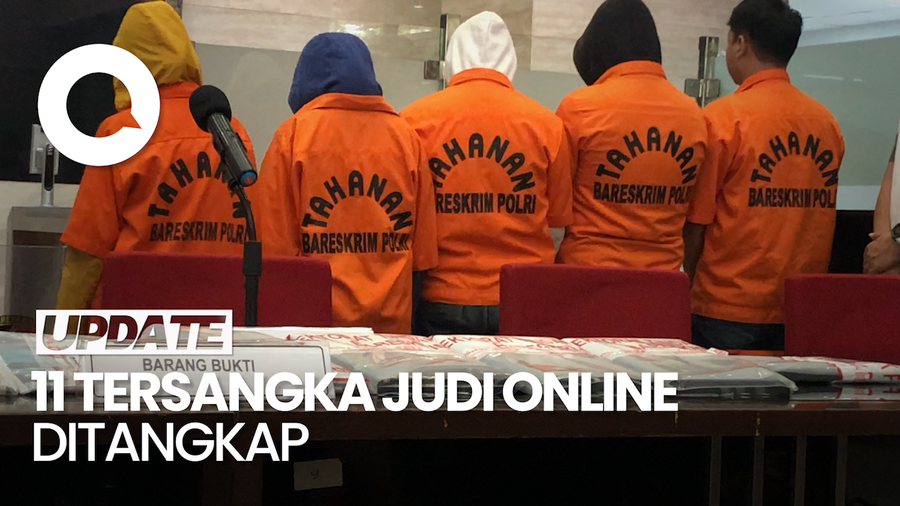 Bareskrim Tangkap 11 Tersangka Kasus Judi Online Bermarkas di Bali