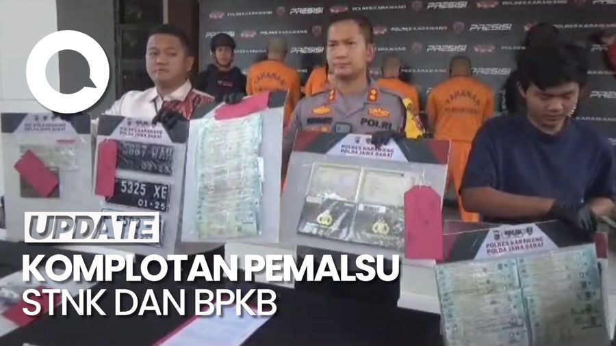 Polisi Ringkus Komplotan Pemalsu STNK dan BPKB Asal Cianjur