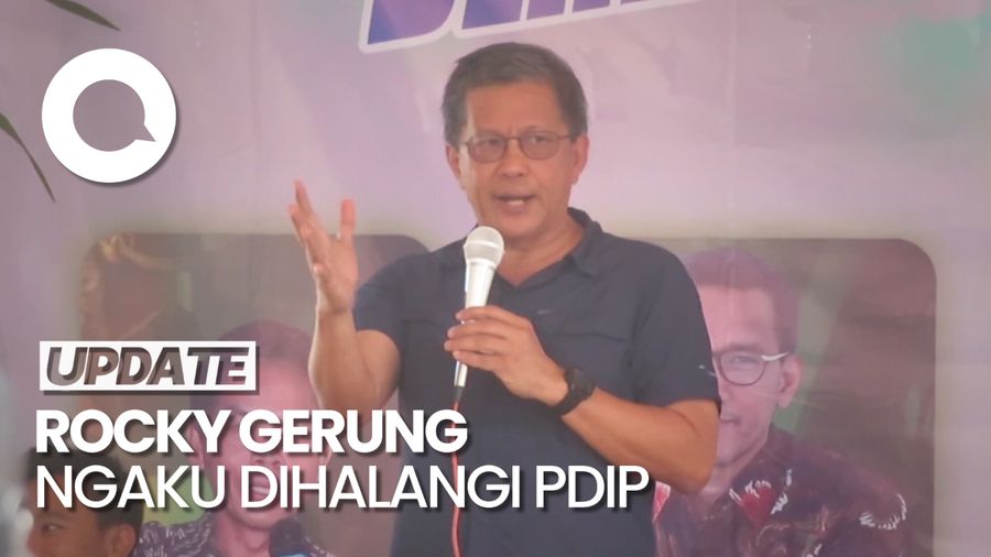 Rocky Gerung Ngaku Pernah Dua Kali Dihalangi PDIP