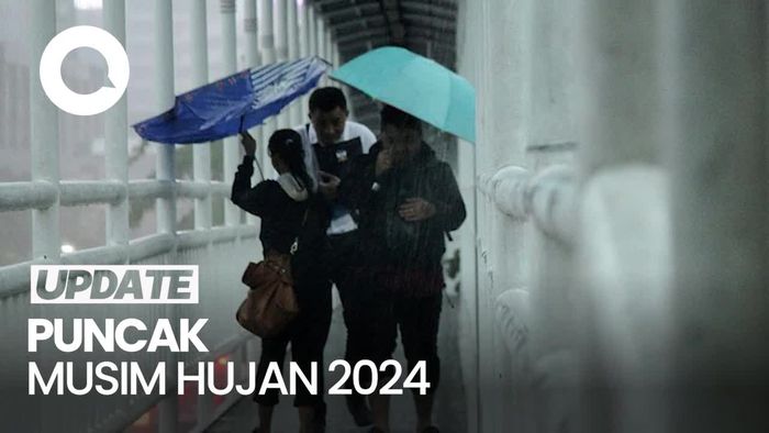 Puncak Musim Hujan Diprediksi Terjadi Januari-Februari 2024