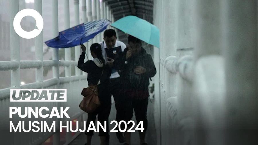 Puncak Musim Hujan Diprediksi Terjadi Januari-Februari 2024