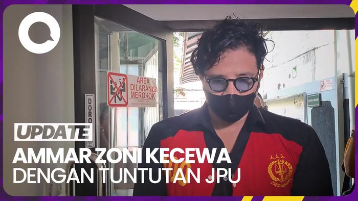 Menangis di Sidang, Ammar Zoni Kecewa dengan Tuntutan JPU