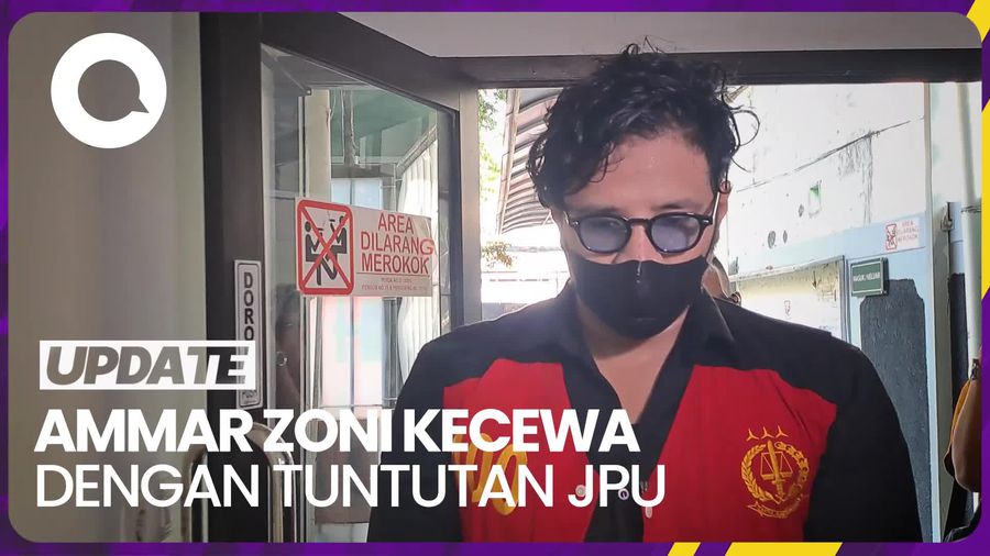Menangis di Sidang, Ammar Zoni Kecewa dengan Tuntutan JPU