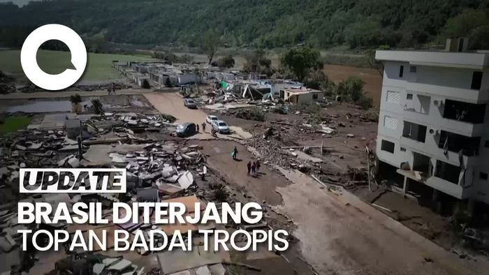 Jejak Kehancuran Akibat Topan di Brasil, 36 Orang Tewas