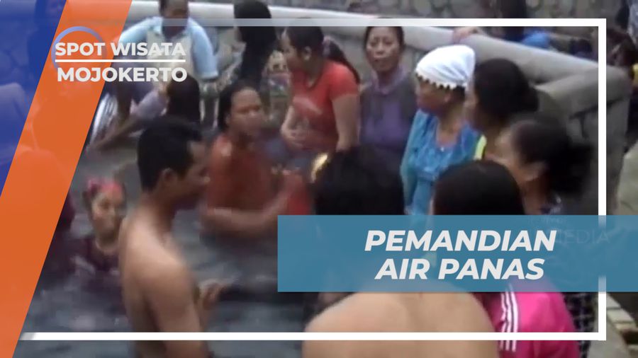 Berburu Kebugaran di Pemandian Air Panas Alami Padusan, Mojokerto