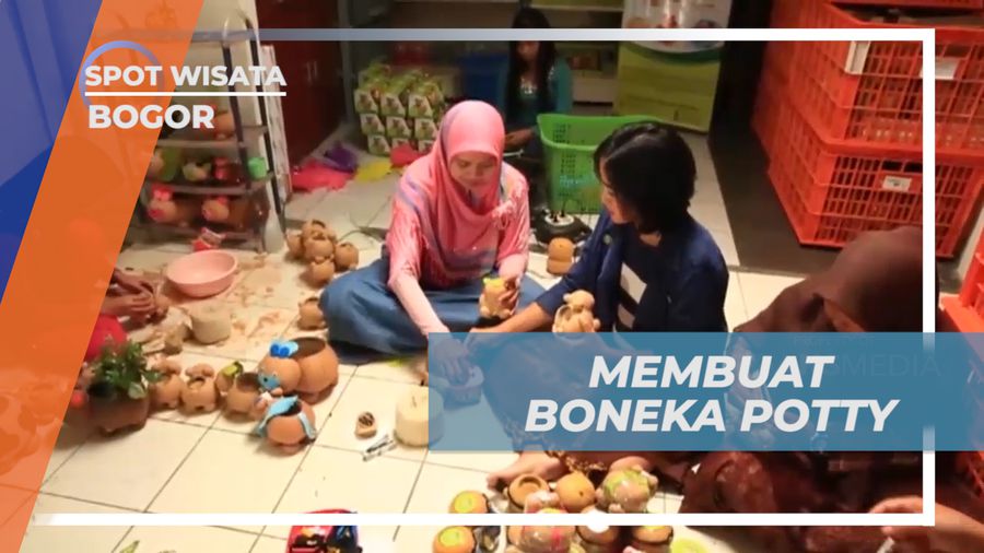 Boneka Potty, Belajar Membuat Boneka dari Limbah Serbuk Gergaji, Bogor
