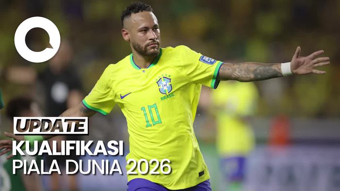 Neymar-Rodrygo Brace, Brasil Hajar Bolivia 5-1