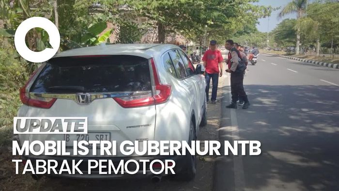 Kesaksian Warga saat Mobil Istri Gubernur NTB Tabrak Pemotor