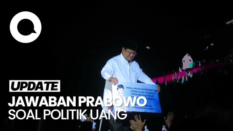 Prabowo soal Politik Uang: Terima Saja, Itu Juga Uang Rakyat Kok
