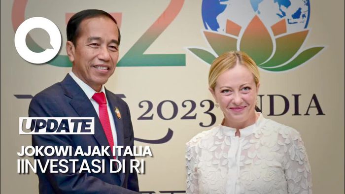Jokowi Bertemu PM Meloni, Ajak Italia Kembangkan Ekosistem EV hingga IKN