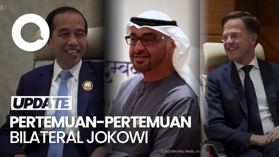 Jokowi Bertemu MBZ dan PM Belanda di Sela KTT G20 India, Bahas Apa?