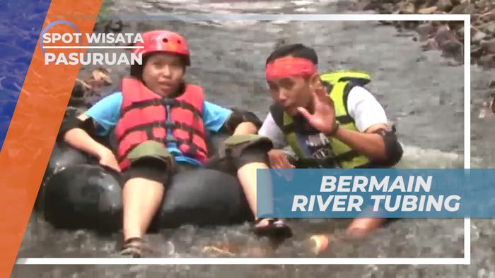 Pacu Adrenalin Menyusuri Derasnya Arus Sungai Dengan River Tubing, Pasuruan