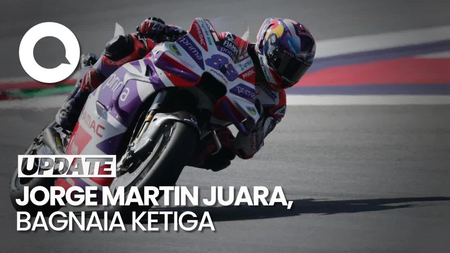 Sprint Race MotoGP San Marino: Martin Juara, Pedrosa Ganggu Bagnaia
