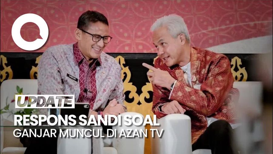 Kemunculan Ganjar di Azan TV, Sandiaga: Kembali Kepada Niat