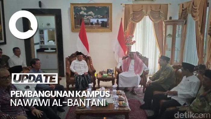 Maruf Amin Bertemu Dubes Arab, Bahas Kampus Syekh Nawawi Al-Bantani