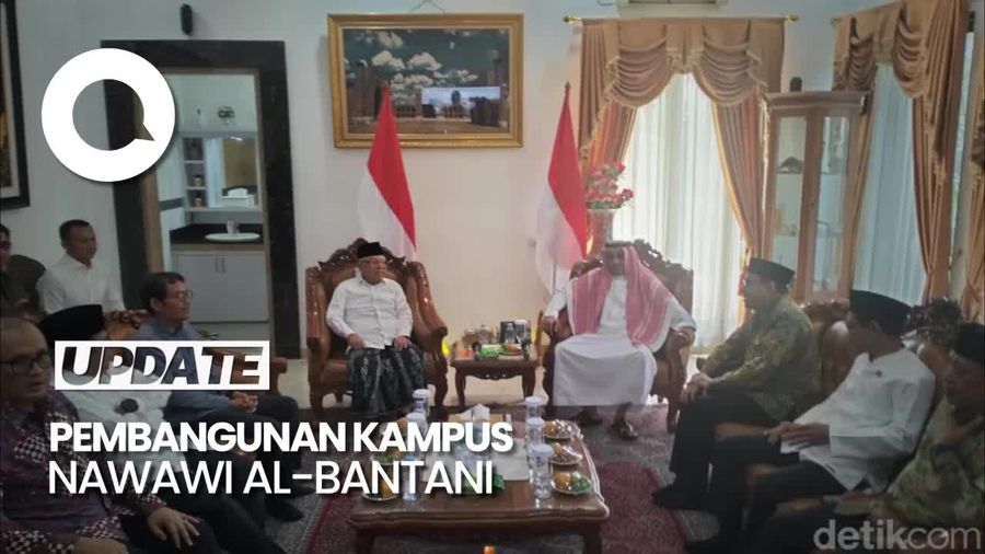 Maruf Amin Bertemu Dubes Arab, Bahas Kampus Syekh Nawawi Al-Bantani