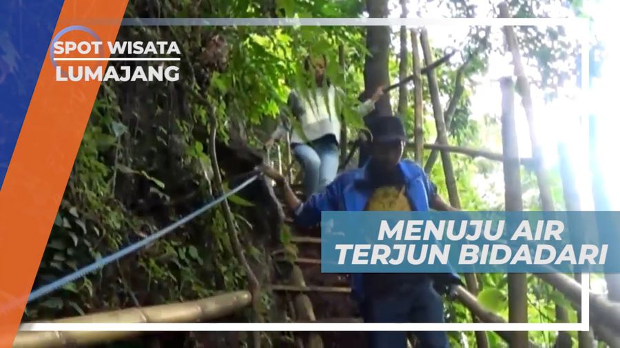 Menikmati Indahnya Air Terjun Bidadari di Lereng Gunung Semeru, Lumajang