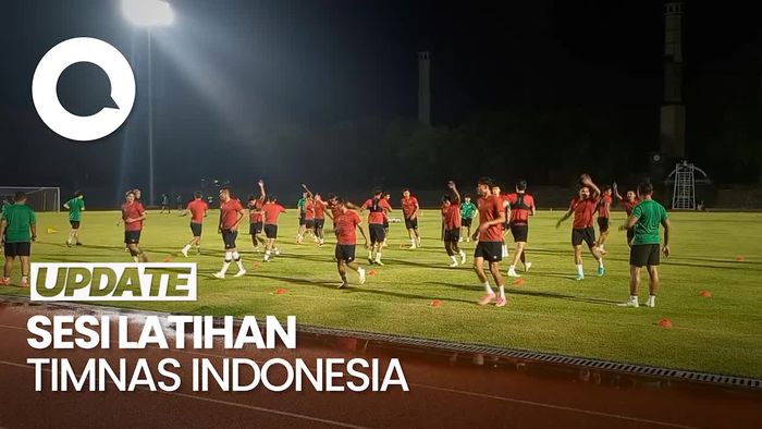 Momen Sesi Latihan Timnas Indonesia Jelang Lawan Turkmenistan Besok