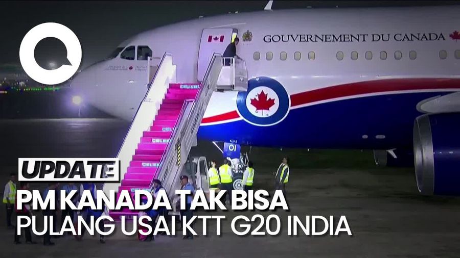 Duh! PM Kanada Nggak Bisa Pulang dari India Gegara Pesawat Mogok