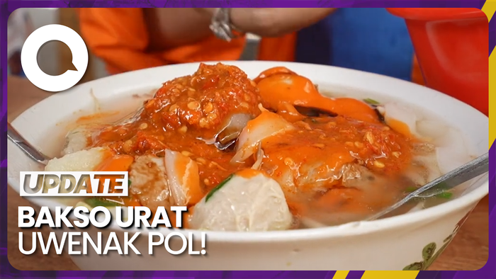  Bikin Laper: Bakso Urat Wonogiri di Jakarta Barat 