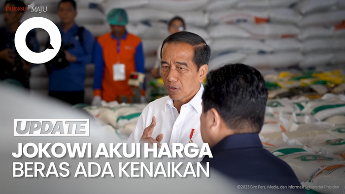 Jokowi Akui Harga Beras Naik, Tapi Tegaskan Inflasi Masih Terjaga