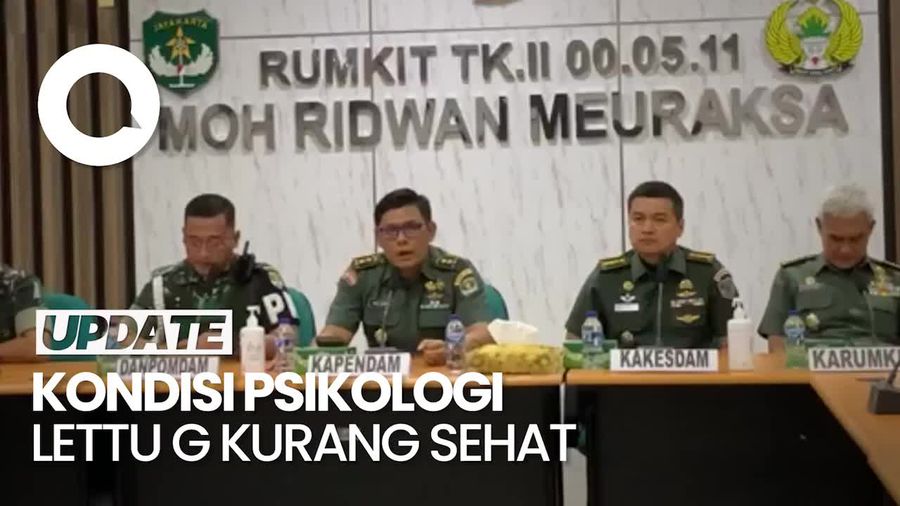 Lettu G Lawan Arah di MBZ, Kondisi Psikologinya Disebut Kurang Sehat