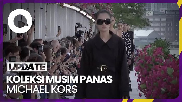 Michael Kors Suguhkan Koleksi Musim Panas 2024 di Brooklyn