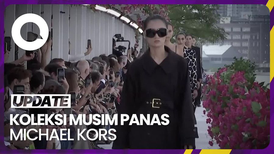 Michael Kors Suguhkan Koleksi Musim Panas 2024 di Brooklyn