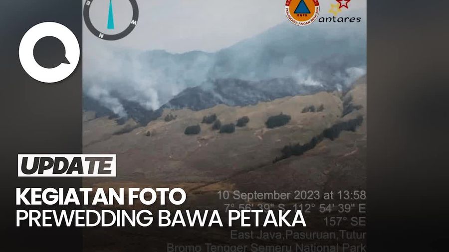 Karhutla Bromo Gegara Prewedding Belum Tuntas, Sandiaga Uno Geram