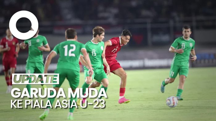 Gasak Turkmenistan 2-0, Indonesia Lolos ke Piala Asia U-23