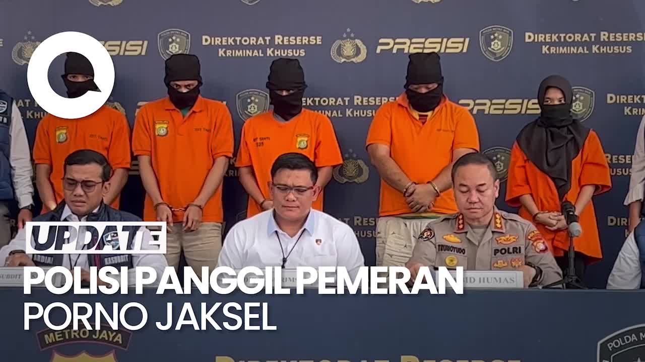 Pemeran di Kasus Rumah Produksi Film Porno Jaksel Bakal Diperiksa Jumat