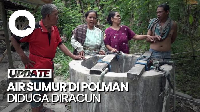 Heboh! Sumur Warga di Polman Diduga Diracun, Air Berbusa-Berbau