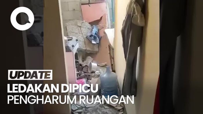 Heboh Rumah Hancur di Cibinong Gegara Pengharum Ruangan Meledak