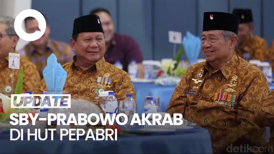 Momen Akrab SBY-Prabowo Nyanyi Bareng Wiranto hingga Hendropriyono