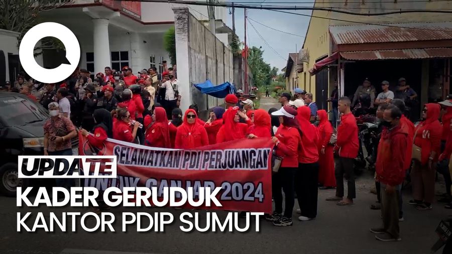 Kader Geruduk Kantor PDIP Sumut, Tuntut Ketua DPD Klarifikasi Dana Covid-19