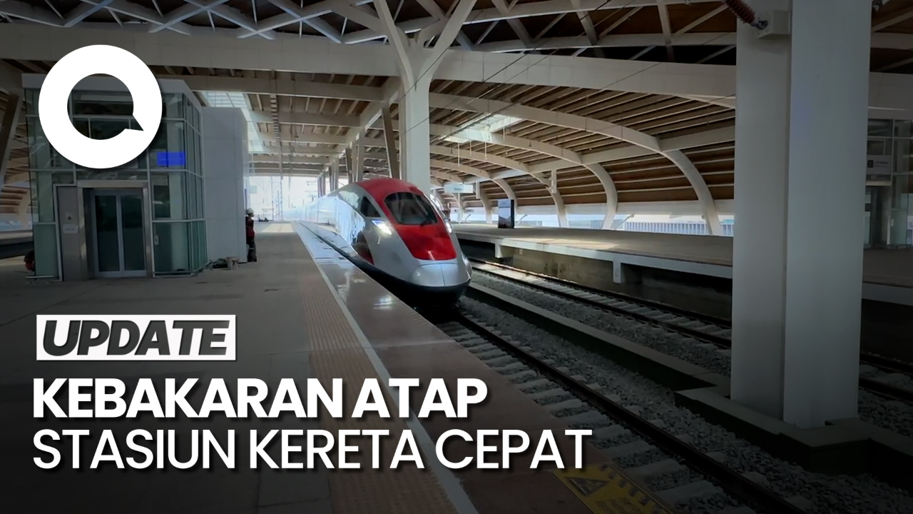 Sederet Fakta Kebakaran Atap Stasiun Kereta Cepat KCIC Halim