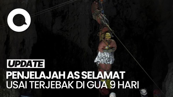 Momen Dramatis! Evakuasi Penjelajah AS yang Terjebak 9 Hari di Gua Turki
