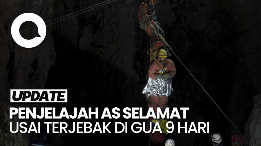 Momen Dramatis! Evakuasi Penjelajah AS yang Terjebak 9 Hari di Gua Turki