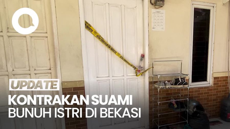Kondisi Kontrakan Suami Bunuh dan Mandikan Jasad Istri di Bekasi
