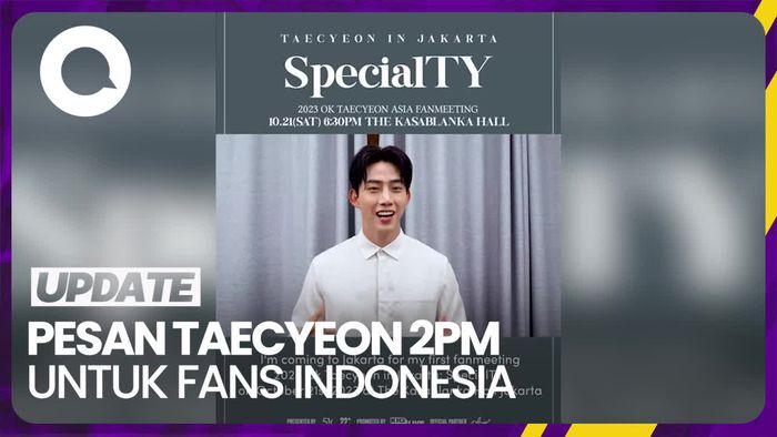 Taecyeon 2PM Nggak Sabar Jumpa Fans di Indonesia