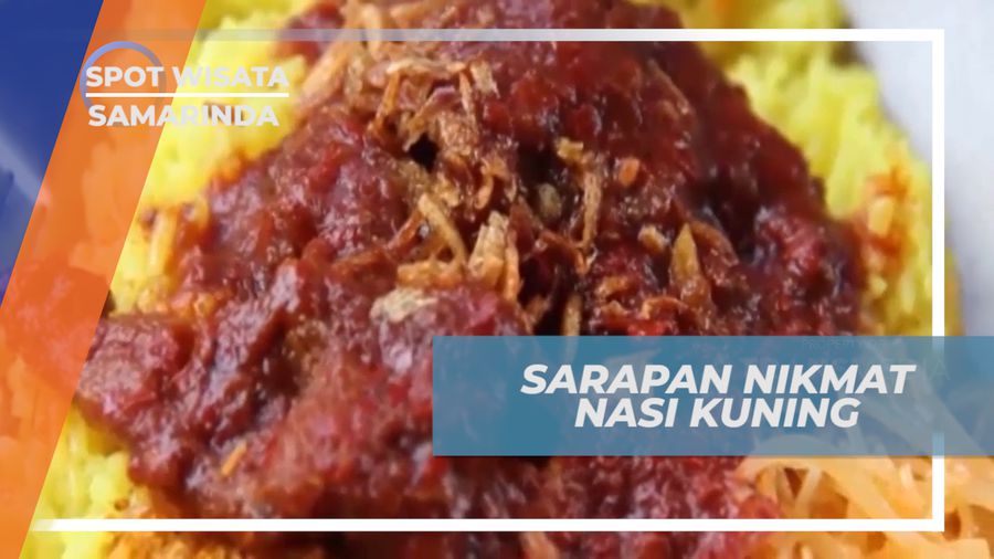 Menyantap Lezatnya Menu Sarapan Pagi Nasi Kuning Ikan Haruan Khas Banjar, Samarinda