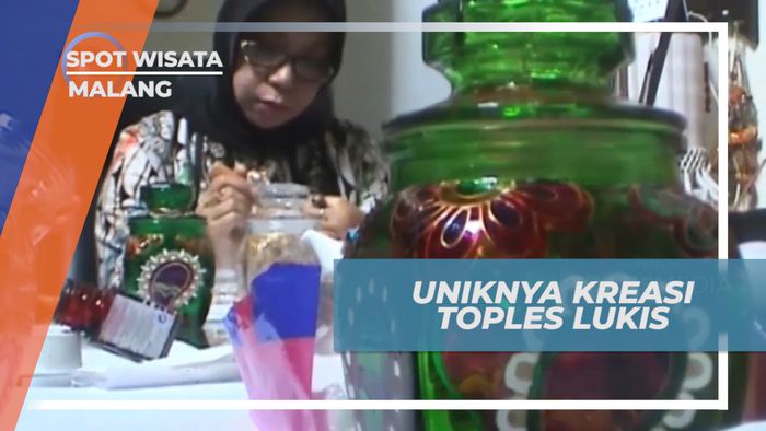 Melihat Proses Kreasi Toples Lukis Unik Bernilai Fantastis, Malang