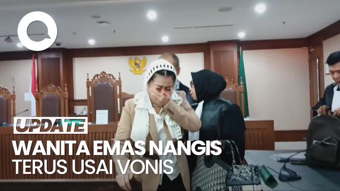 Divonis 5 Tahun Bui, Hasnaeni Wanita Emas: Rasanya Berat Sekali