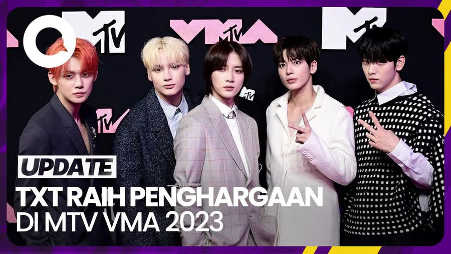 Selamat! TXT Menang PUSH Performance of The Year MTV VMA 2023