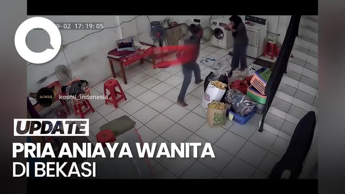 Viral Wanita Dipukul dan Dilempar Setrika oleh Pria di Bekasi, Ini Faktanya