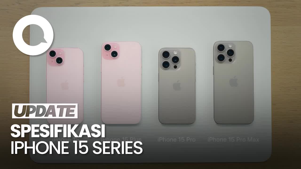 Resmi Dirilis! Ini Spesifikasi dan Harga iPhone 15 Series